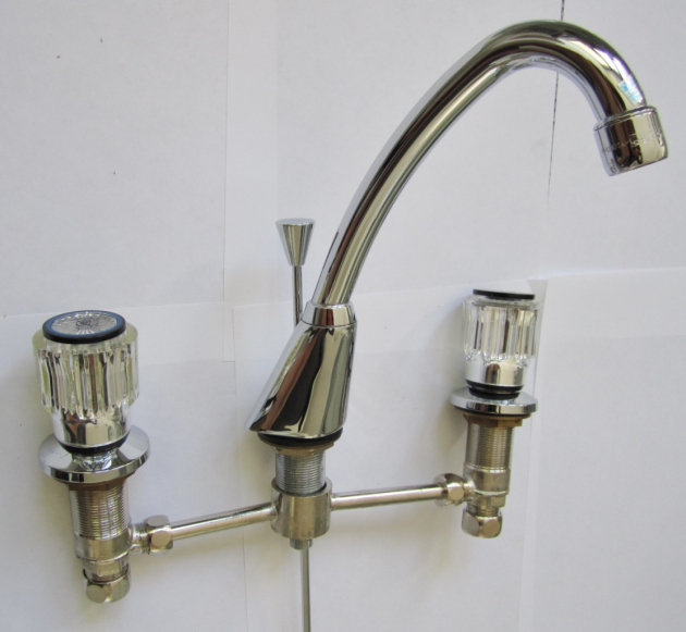 Ideal Standard 3-Loch-Armatur Waschbeckenarmatur CHROM