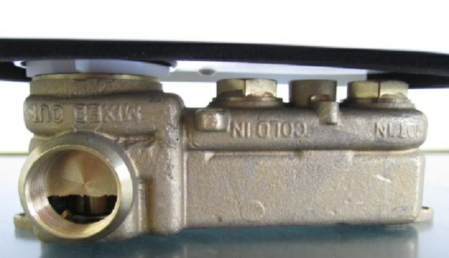 Idealux Unterputz-Armatur Thermostat Wandeinbau Weiss