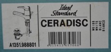 Ideal Standard Ceradisc Waschbeckenarmatur Weiss
