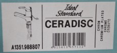 IDEAL STANDARD Ceradisc Waschbecken-Armatur CHROM
