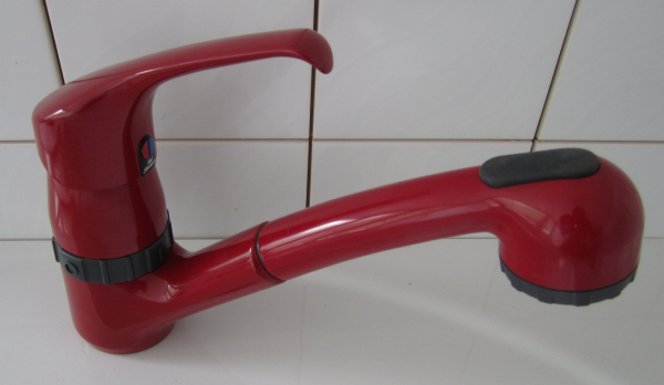 IDEAL STANDARD CeraMix Küchenarmatur Niederdruck ROT mit 