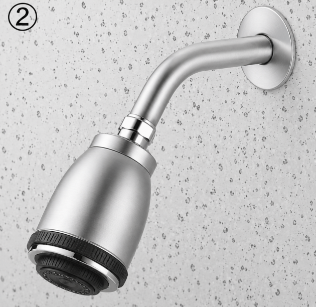 Ideal Standard Trevi Duschkopf Chrom-Matt / Edelmatt – Kopfbrause, Brausekopf, Duschbrause – Universal 1/2 – Made in Germany