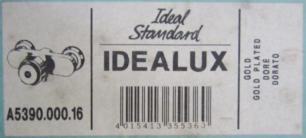 IDEAL STANDARD Idealux Thermostat Duscharmatur GOLD