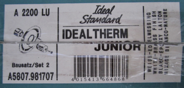Idealtherm Junior Griff Ventil Thermostat Badewannenarmatur Ersatzteil Edelmessing