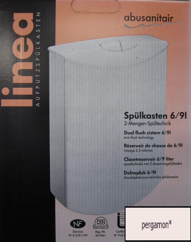 ABUSANITAIR LINEA Spülkasten PERGAMON