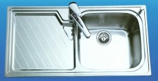 SUTER stainless steel sink 100 x 50 cm B-R