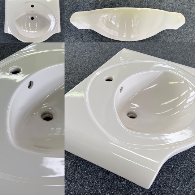 Ideal Standard Lindos Classic Lavabo Waschbecken Möbelwaschtisch Pergamon 70 x 53 cm