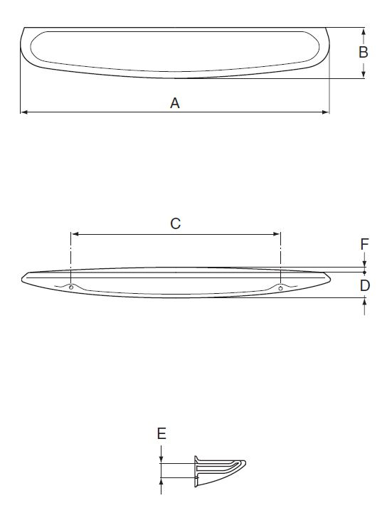 Ideal Standard Kimera 52 cm Keramik-Ablage Badablage BAHAMABEIGE