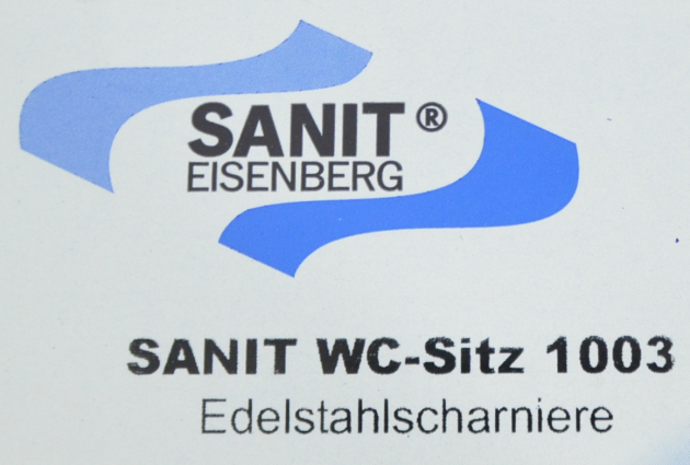 Sanit 1003 WC-Deckel Toilettenbrille WC-Sitz Schwarz Ral 9005