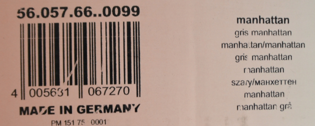 Abusanitair Highline WC-Deckel Toilettenbrille WC-Sitz Manhattan Grau