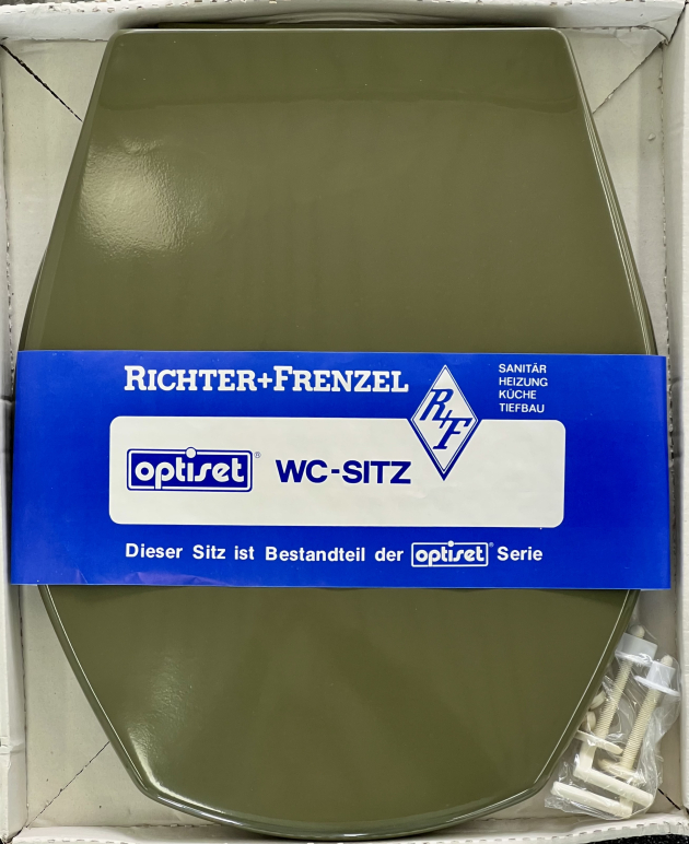 Richter+Frenzel WC-Sitz Jada Jade WC-Brille WC-Deckel R+F Optiset Vintage Khaki Grün Dunkelgrün
