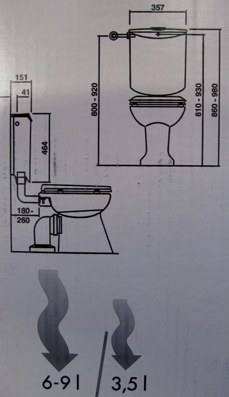 ABUSANITAIR LINEA Spülkasten BAHAMA-BEIGE