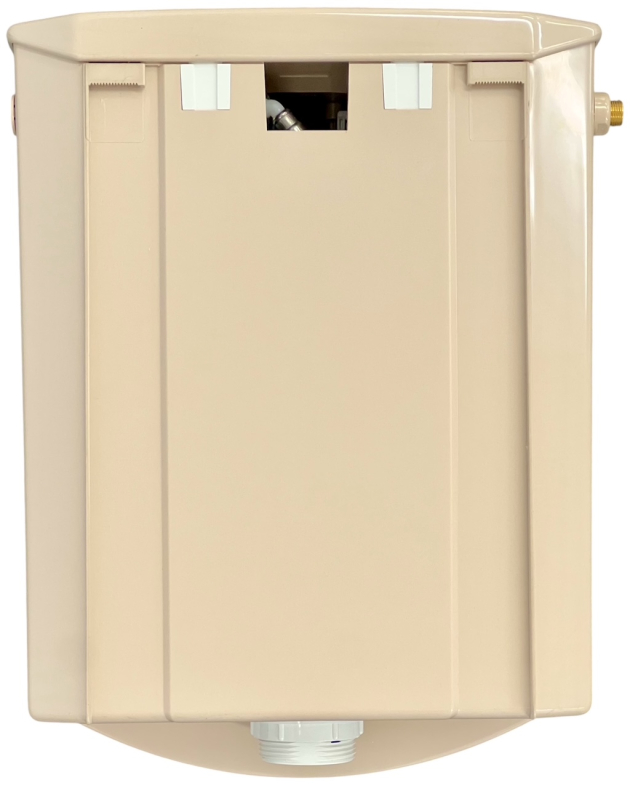 SANIT ABUSANITAIR LINEA Spülkasten Bahamabeige Beige Aufputzspülkasten Start-Stop 6–9L Aufputz Toilettenspülung Kastenspüler Klospülung