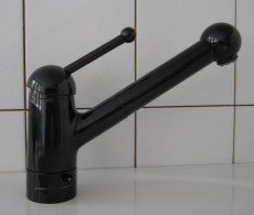 Ideal Standard Meloh Amica Küchenarmatur Niederdruck Schwarz mit Geräteanschluss
