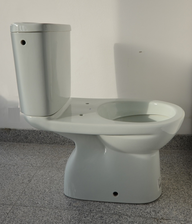 KERAMAG Delta Diara Stand-WC-Kombination mit Spülkasten Ägäis Abgang Boden AO