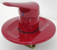 Ceramix Unterputz-Armatur Duscharmatur Brausebatterie Rot