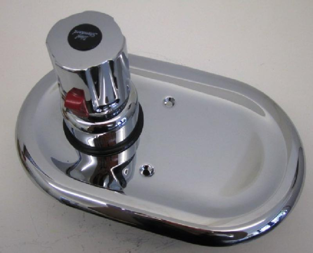 Bausatz 2 Idealux Junior Oberteile Unterputz Thermostat Chrom