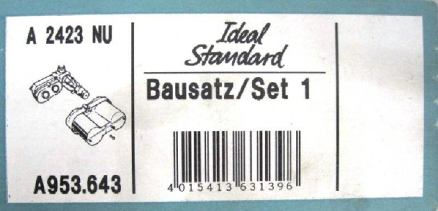 Bausatz 2 Idealux Junior Oberteile Unterputz Thermostat Chrom