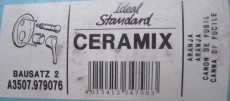 Bausatz 2 - Ceramix Oberteile Unterputz-Badewannenarmatur Aranja