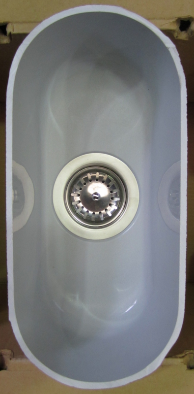 FRANKE-BELINOX Unterbau-Spüle 35,5x15,5 cm Grau