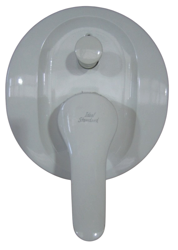 Bausatz 2 - Ceramix No.1 Oberteile Unterputz-Badewannenarmatur WEISS Badewannenarmatur Unterputz, UP Wannenarmatur, Unterputzarmatur Weiß, Wannenmischer Unterputz, Einbauarmatur Badewanne, Fertigmontageset Badewanne, Oberteile Unterputzarmatur