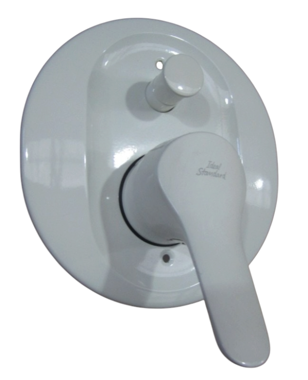 Bausatz 2 - Ceramix No.1 Oberteile Unterputz-Badewannenarmatur WEISS Badewannenarmatur Unterputz, UP Wannenarmatur, Unterputzarmatur Weiß, Wannenmischer Unterputz, Einbauarmatur Badewanne, Fertigmontageset Badewanne, Oberteile Unterputzarmatur