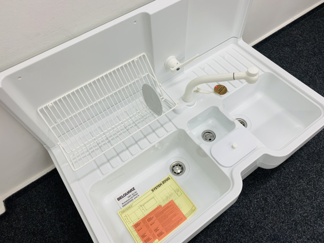 FRANKE-BELINOX System 2000 Auflage-Spüle 120 x 60 cm Weiss