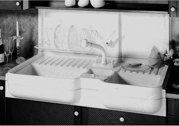 FRANKE-BELINOX System 2000 Auflage-Spüle 120 x 60 cm Weiss