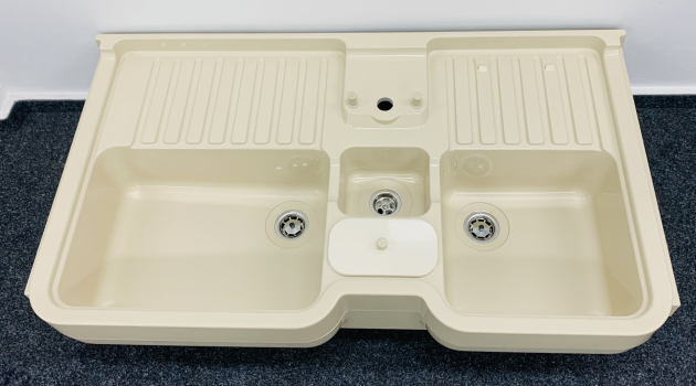 FRANKE-BELINOX System 2000 Auflage - Spüle 120 x 60 cm Ivory Elfenbein