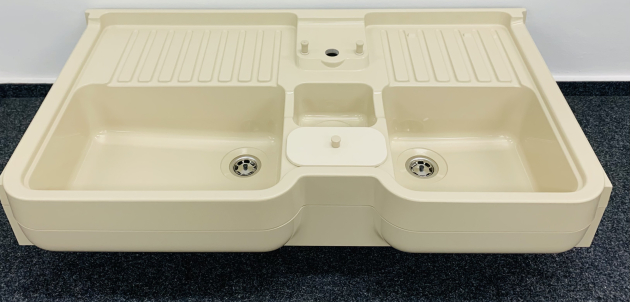 FRANKE-BELINOX System 2000 Auflage - Spüle 120 x 60 cm Ivory Elfenbein