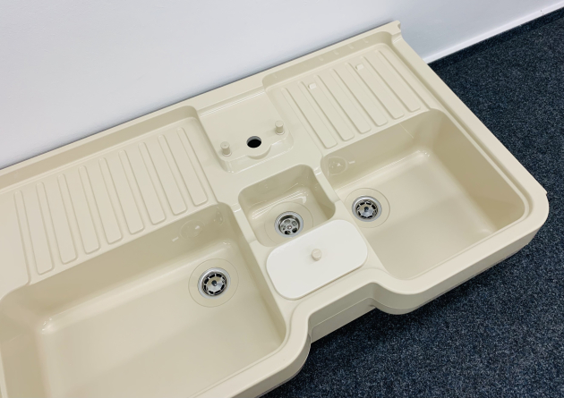 FRANKE-BELINOX System 2000 Auflage - Spüle 120 x 60 cm Ivory Elfenbein