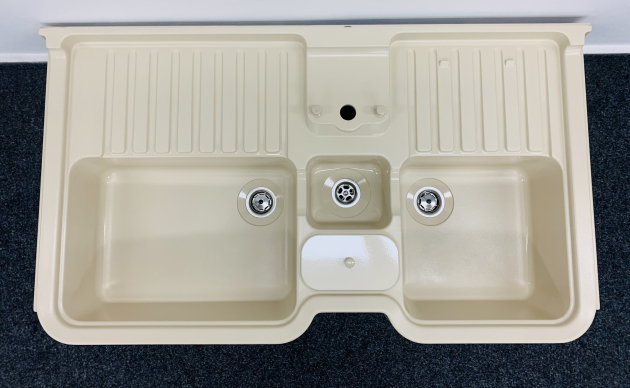 FRANKE-BELINOX System 2000 Auflage - Spüle 120 x 60 cm Ivory Elfenbein