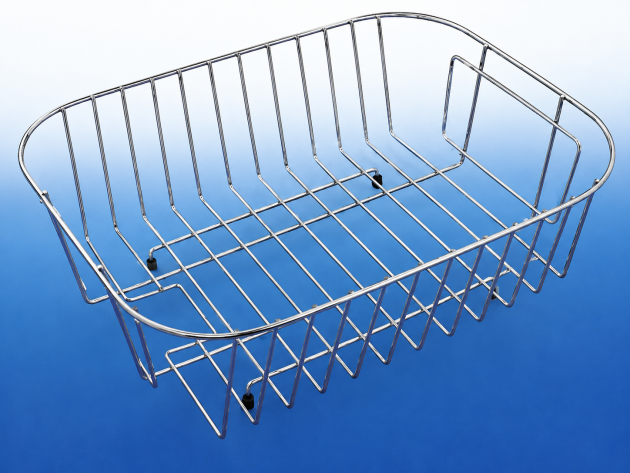 FRANKE Universal Geschirrkorb in Edelstahl für Compact / Tina / Sonnet Spülkorb Metallkorb Einsatzkorb Abtropfgitter Abtropfkorb
