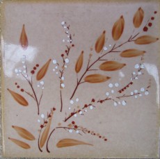 MOSA 1401 Wandfliese handbemalte antike Fliese 10,8x10,8 cm