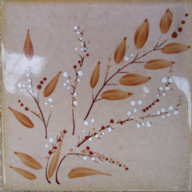 MOSA 1401 Wandfliese handbemalte antike Fliese 10,8x10,8 cm