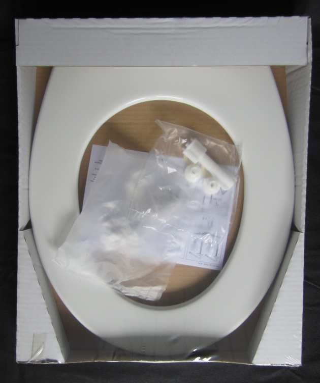 Abusanitair WC-Sitz ohne Deckel Toilettenbrille Weiss-Alpin