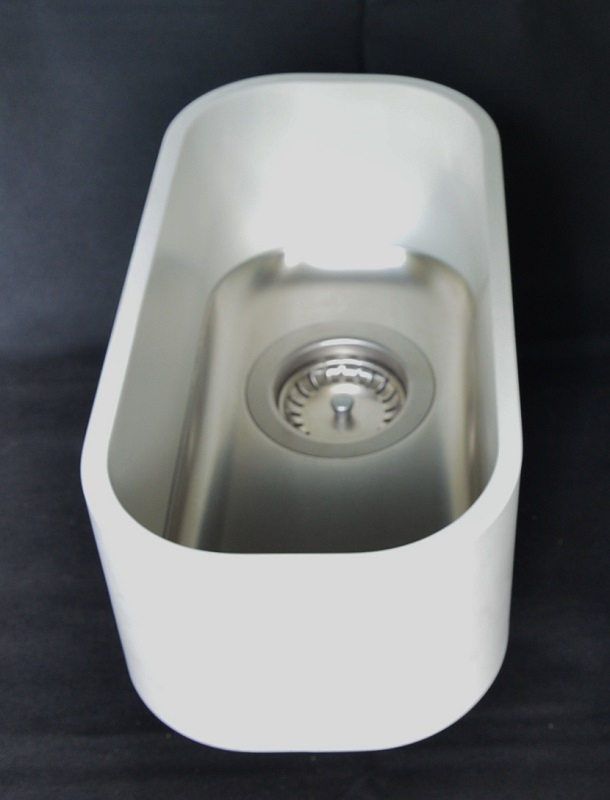 SCHOCK Unterbau-Spüle Spüle 37 x 19 cm Weiss Linnen