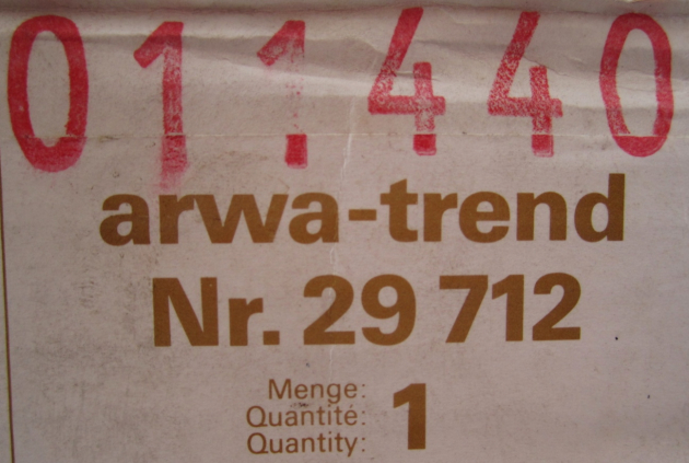 ARWA-TREND 29712 Küchenarmatur Armatur Niederdruck Weiss-Chrom