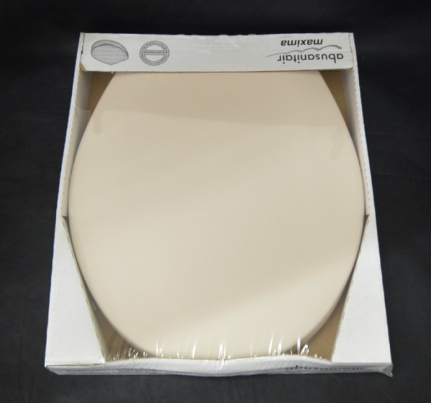 Abusanitair Maxima WC-Deckel Toilettenbrille WC-Sitz Pergamon Creme-Weiss