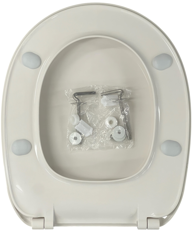 Sanit 1800 Ecoline WC-Sitz Toilettenbrille WC-Deckel Pergamon / Creme-Weiß