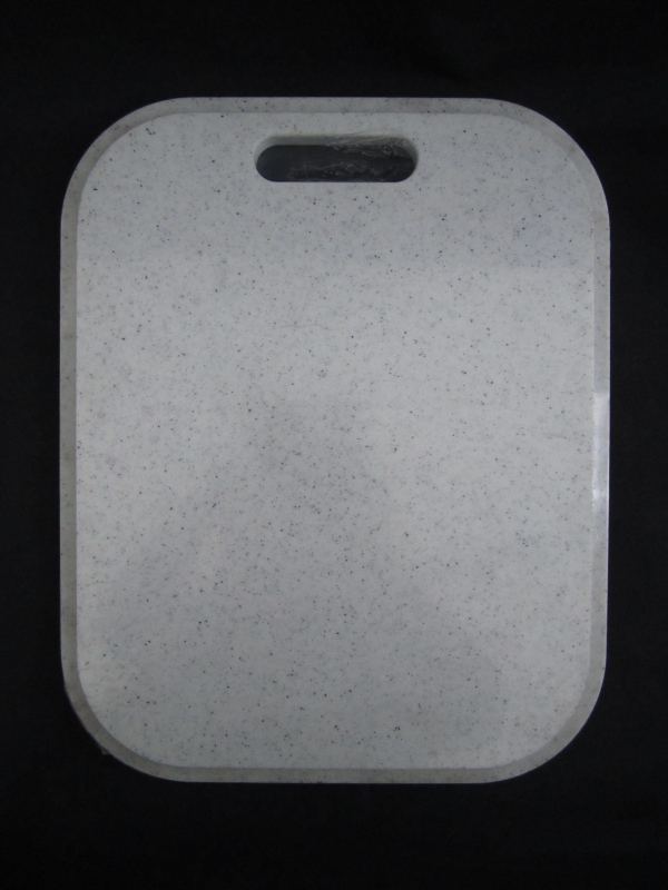 SUTER Schneidebrett Rüstbrett f. Ideal Modelle Weiss-Granit mit schwarzen Sprenkeln