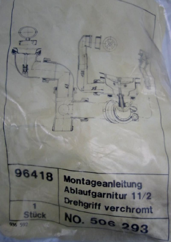 Ablaufgarnitur Drehexcenter Spülenablauf für PRIMO-BOX