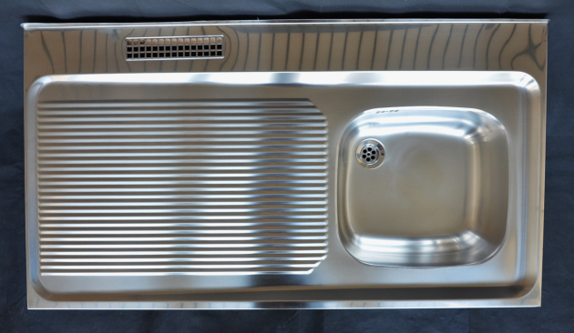 BLANCO Auflage-Spüle 110x60 cm mit Lüftungsschlitze Edelstahl B-R