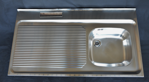 BLANCO Auflage-Spüle 110x60 cm mit Lüftungsschlitze Edelstahl B-R