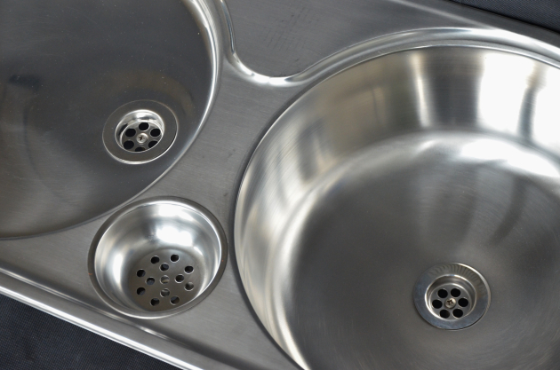 RIEBER ovale Einbauspüle Spüle Küchenspüle Rundbecken 86 x 43,5 cm EDELSTAHL