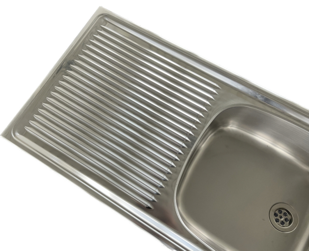 FRANKE Doppelbecken Einbau-Spüle EDELSTAHL 110 x 43,5 cm