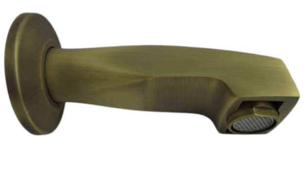 Ideal Standard Wanneneinlauf Einlauf Zulauf BRONZE Wannenarmatur Auslauf, Wasserzulauf Badewanne, Neoperl Luftsprudler, Badewannen Einlauf,