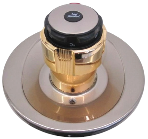 Idealux Wandeinbauthermostat Unterputz Duscharmatur Satin/Gold Ideal Standard Armatur, Idealux Armatur