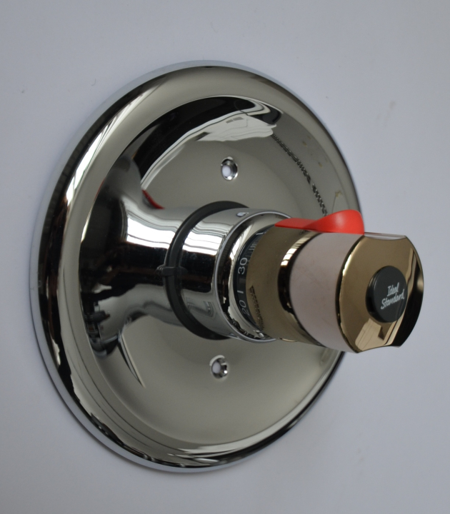 Bausatz 2 - Idealtherm Junior Wandeinbauthermostat Unterputz Duscharmatur Chrom-Edelmessing