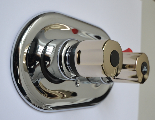 Bausatz 2 - Idealux Junior Thermostat Chrom/Edelmessing